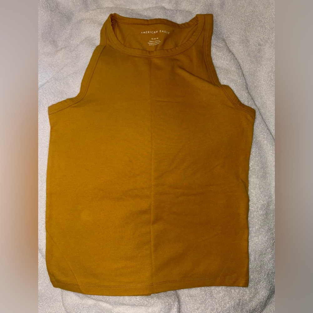 American Eagle Mustard Yellow Tank Top
